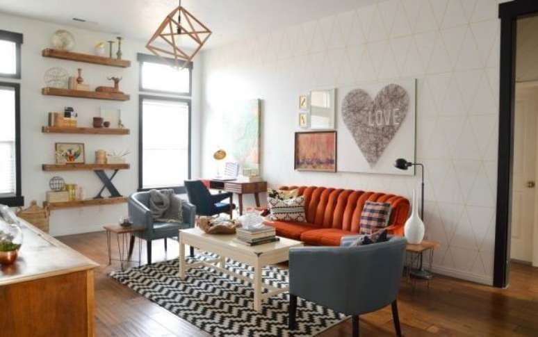 12. Os móveis antigos trazem personalidade para a decoração. Fonte: Pinterest