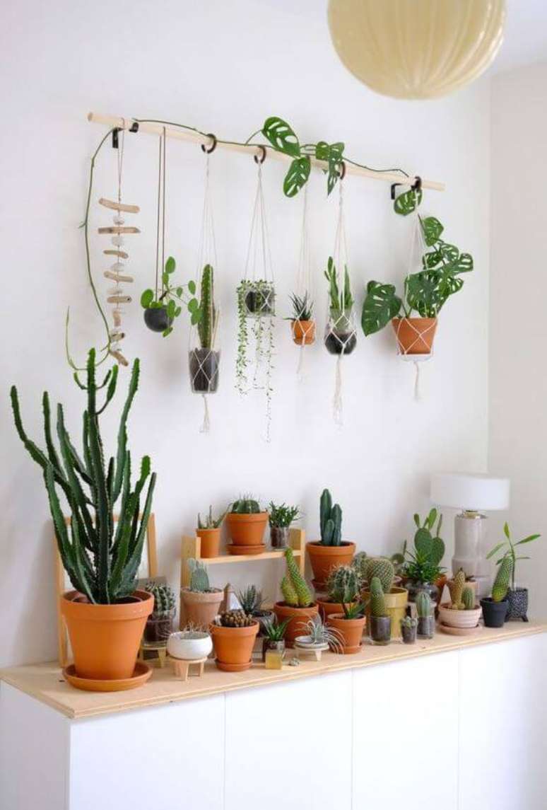 16. Plantas pequenas para quarto moderno – Via: Pinterest