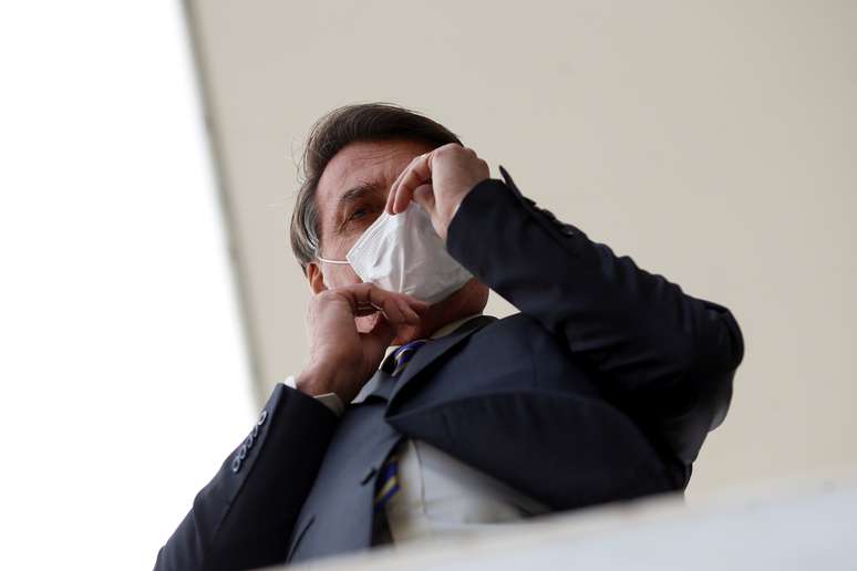 Presidente Jair Bolsonaro em Brasília
12/05/2020
REUTERS/Adriano Machado