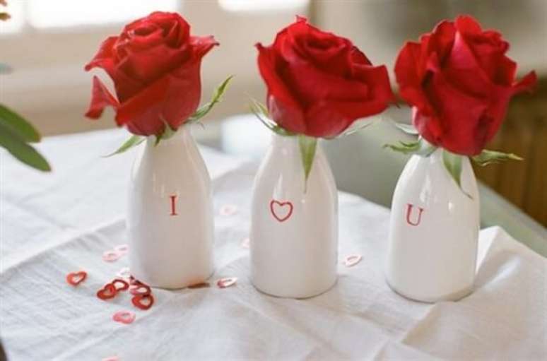 13. As flores devem estar presentes no quarto decorado dia dos namorados. Fonte: Pinterest