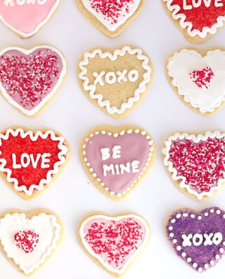 47. Biscoitos decorados e personalizados para o seu amor. Fonte: Pinterest