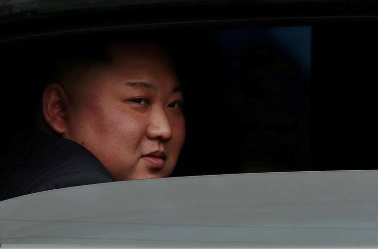 Líder da Coreia do Norte, Kim Jong Un, em estação ferroviária no Vietnã
26/02/2019 REUTERS/Athit Perawongmetha