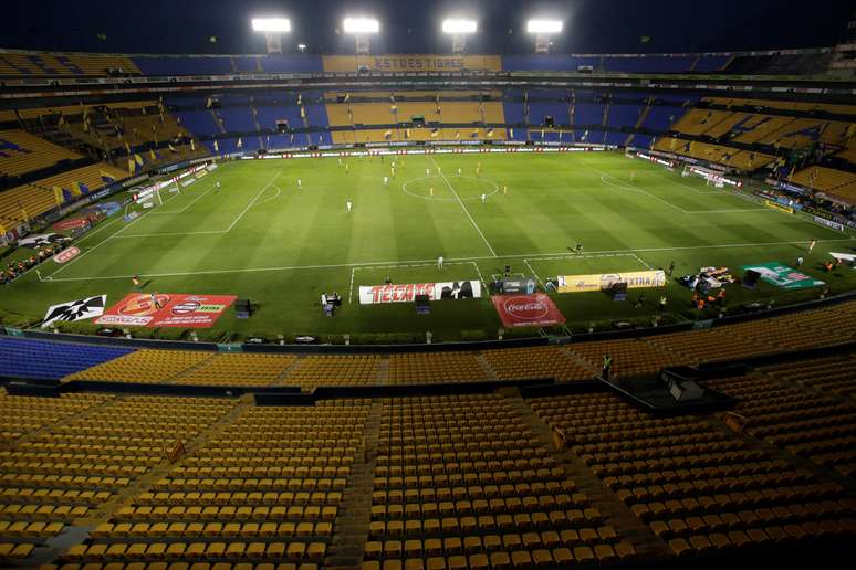 Estádio Universitário, em Monterrey, no México
14/04/2019
REUTERS/Daniel Becerril