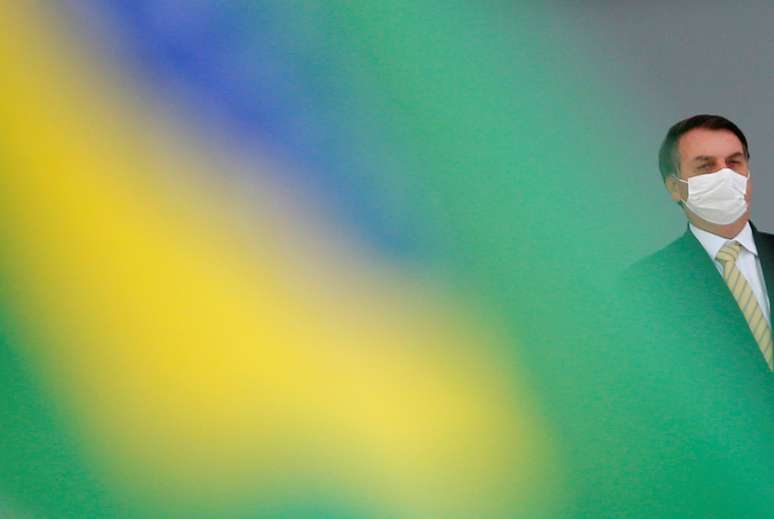 Presidente Jair Bolsonaro em Brasília
15/05/2020
REUTERS/Adriano Machado