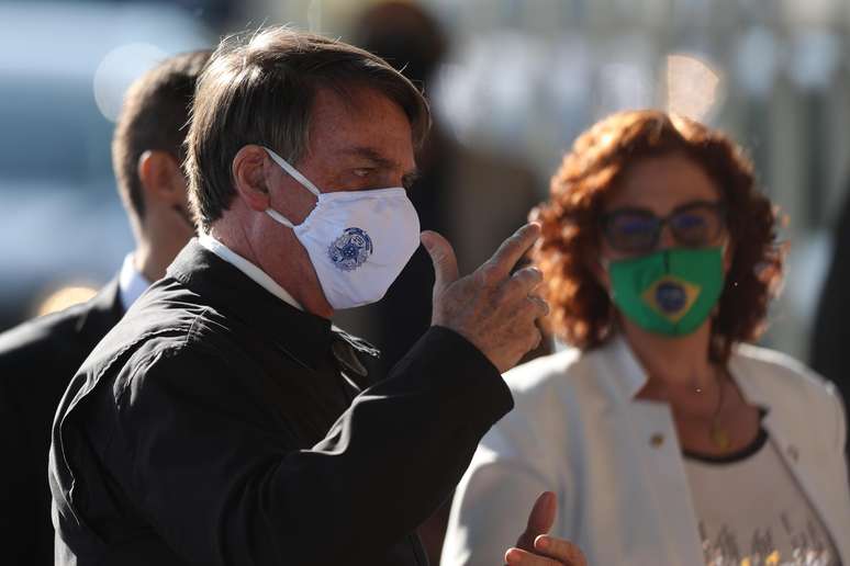 Bolsonaro e Carla Zambelli