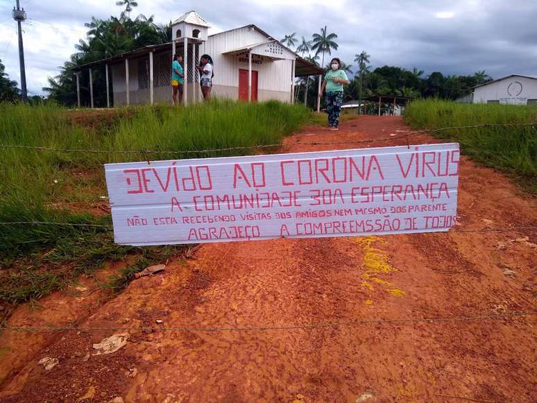 Na comunidade tukano de Boa Esperança, em São Gabriel da Cachoeira, os índios decidiram se isolar 