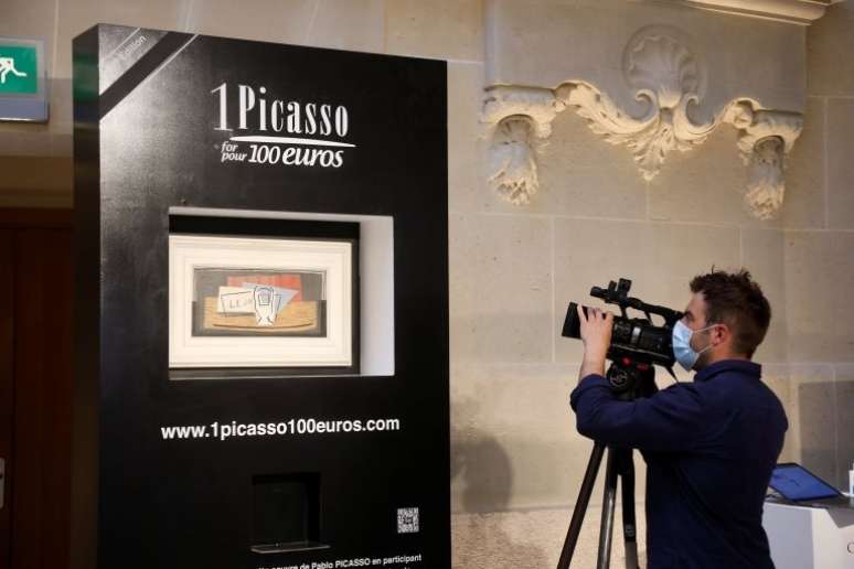 O sorteio se chamava 'Um Picasso por R$ 100 euros'