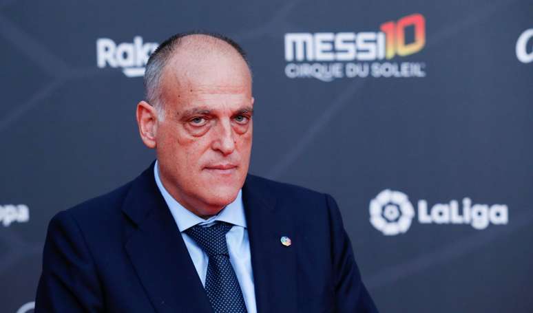 Chefe da La Liga, Javier Tebas
10/10/2019
REUTERS/Albert Gea