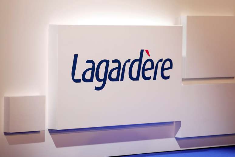 Logotipo do grupo de m&iacute;dia Lagardere. 3/5/2018. REUTERS/Charles Platiau