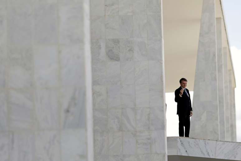 Presidente Jair Bolsonaro no Palácio do Planalto
27/04/2020
REUTERS/Ueslei Marcelino