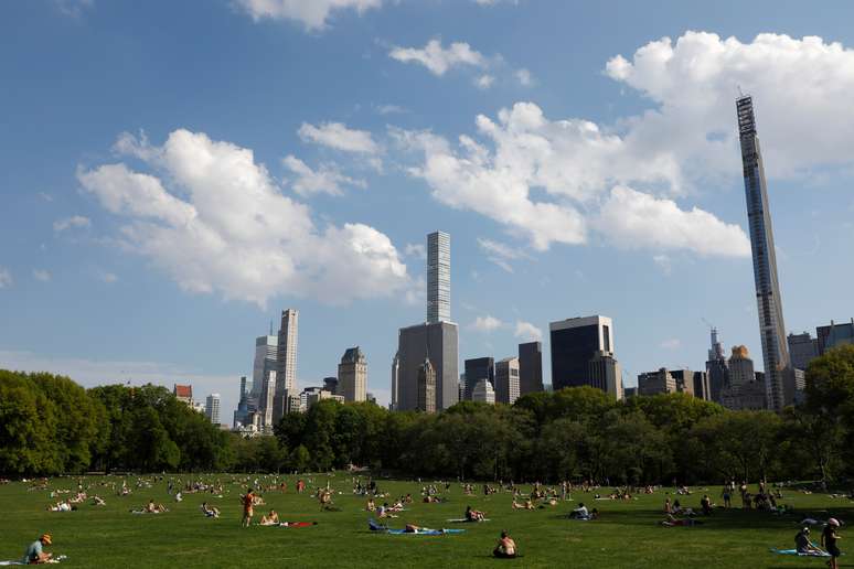  Central Park , em Nova York
15/5/2020 REUTERS/Andrew Kelly