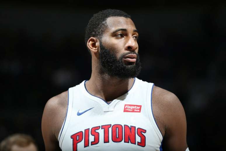 Andre Drummond trocou o Detroit Pistons pelo Cleveland Cavaliers na atual temporada da NBA (Foto: David Sherman / NBAE / Getty Images / AFP)