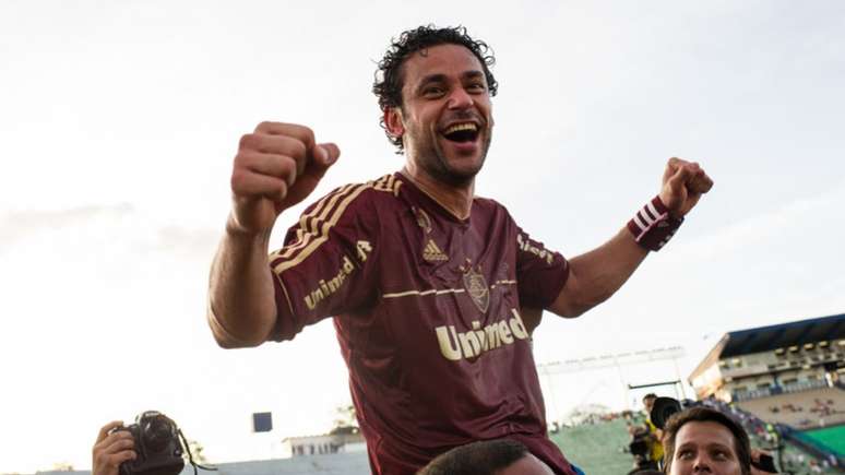 Fred marcou duas vezes naquela partida contra o Palmeiras (Foto: AFP PHOTO/Yasuyoshi CHIBA)