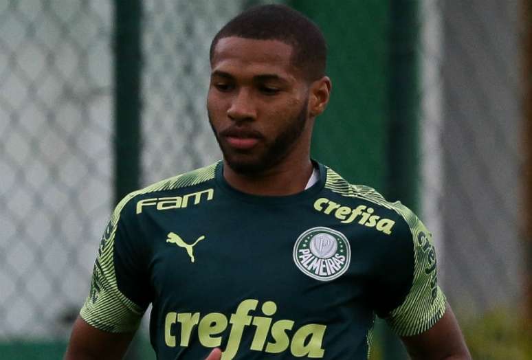 O atacante Wesley deu detalhes do foco do treinamento à distância desta terça-feira (Agência Palmeiras/Divulgação)