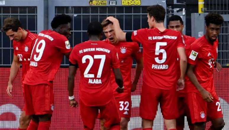 Kimmich foi o autor do único gol da partida (Foto: Federico GAMBARINI / POOL / AFP)