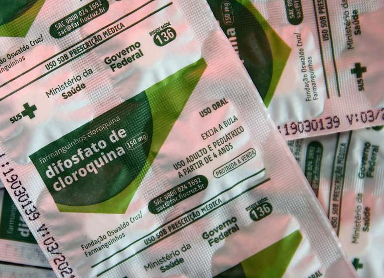 Cartelas com comprimidos de cloroquina em farmácia de hospital em Porto Alegre
26/05/2020
REUTERS/Diego Vara