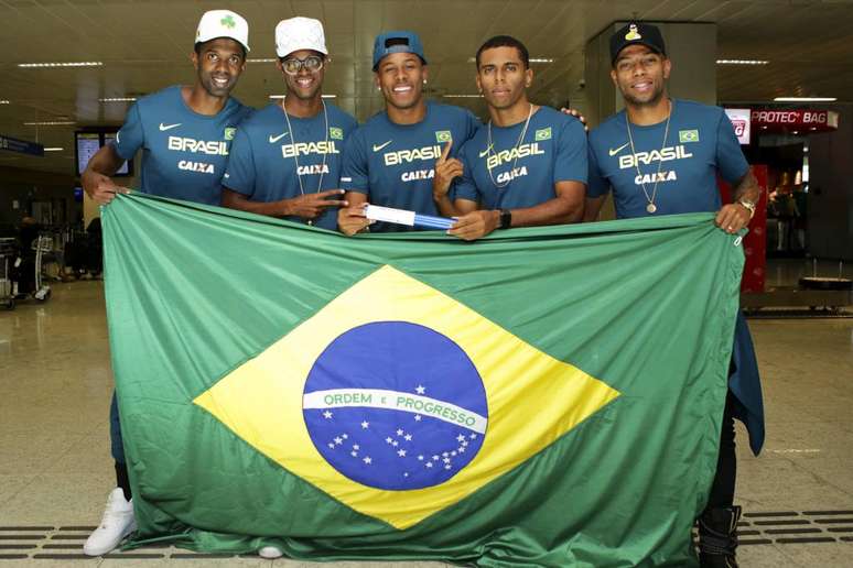Quarteto brasileiro foi 4º colocado em Doha, e garantiu vaga nos Jogos de Tóquio (Foto: Divulgação)
