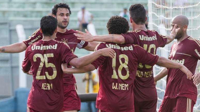 Fluminense venceu o Palmeiras no jogo que deu o tetra ao clube em 2012 (Foto: AFP PHOTO/Yasuyoshi CHIBA)