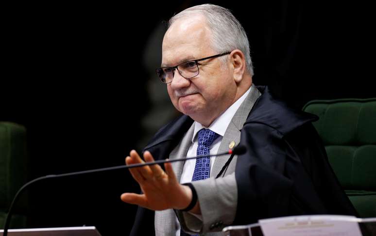 Ministro Edson Fachin durante sess&atilde;o do STF
04/12/2018 REUTERS/Adriano Machado