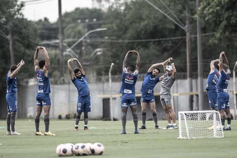 Último treinamento no CT Rei Pelé aconteceu no dia 16 de março (Foto: Ivan Storti/Santos FC)