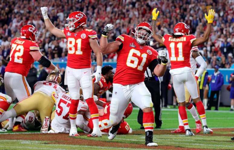 Kansas City Chiefs conquistou o Super Bowl de 2019 (Foto: MADDIE MEYER / GETTY IMAGES NORTH AMERICA / AFP)