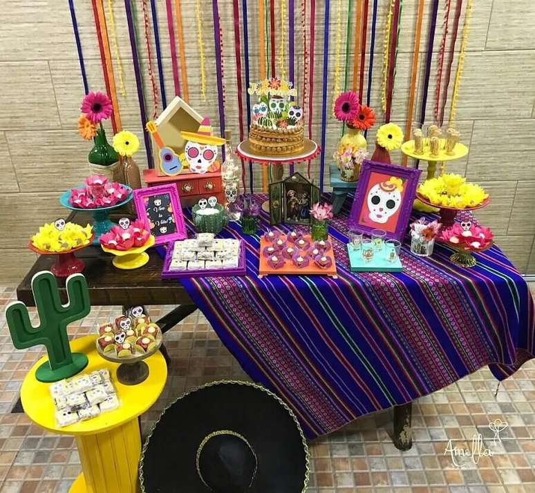 5. Os detalhes decorativos podem ser o grande diferencial da sua festa mexicana – Foto: Pinterest