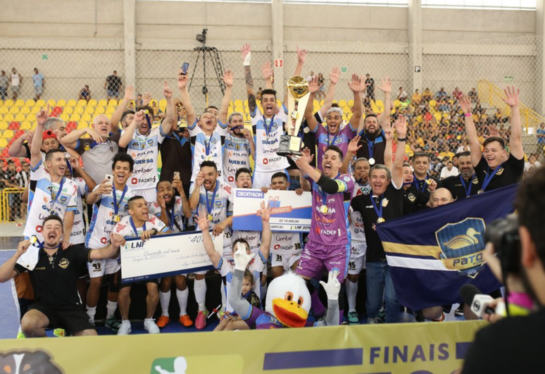 O Pato Futsal é o atual bicampeão da Liga Nacional (Foto: Reprodução/ Pato)