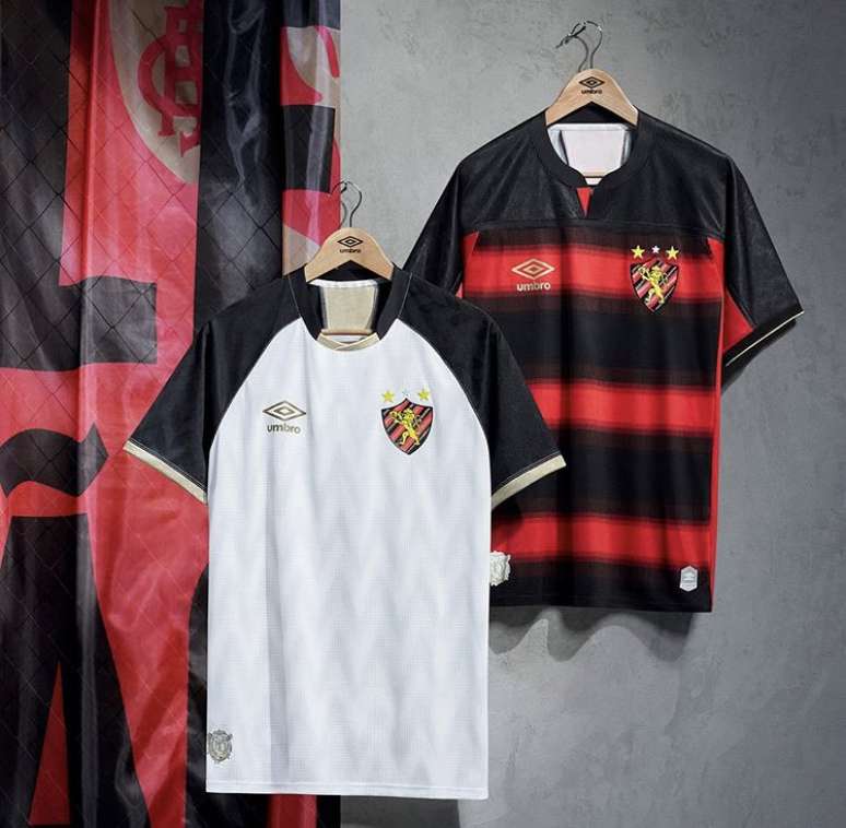 O Sport apresentou, neste sábado, os novos uniformes para a temporada de 2020 (Foto: Divulgação/Sport)