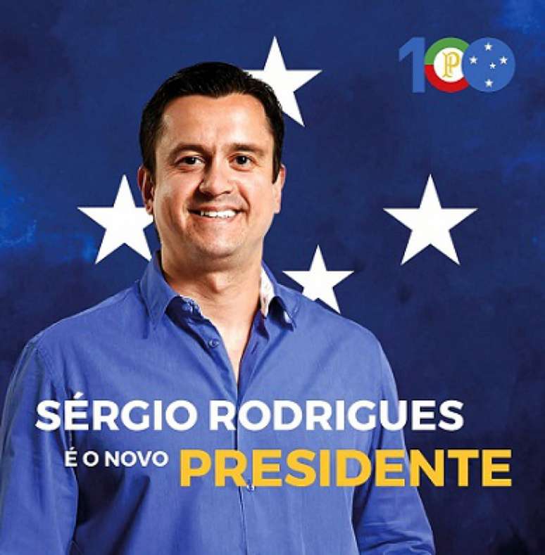 O novo presidente Sérgio Santos Rodrigues tem dura missão no Cruzeiro (Foto: Reprodução)