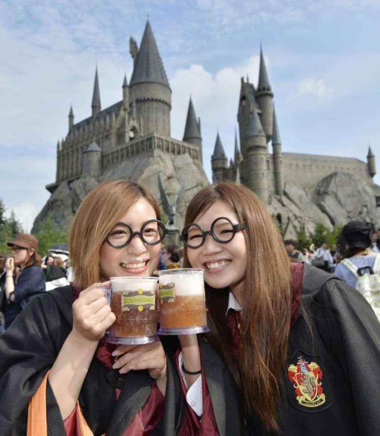 Atra&ccedil;&atilde;o do parque da Universal Studios no Jap&atilde;o sobre Harry Potter, em Osaka
REUTERS/Kyodo 