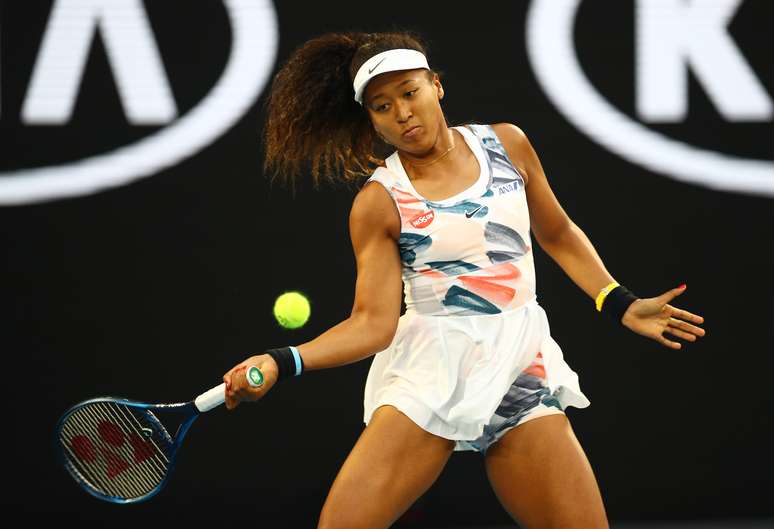 Naomi Osaka durante partida do Aberto da Austrália
24/01/2020 REUTERS/Hannah Mckay