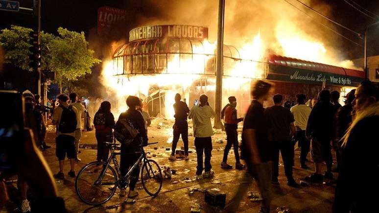 As mobiliza&ccedil;&otilde;es come&ccedil;aram na semana passada, ap&oacute;s a morte de George Floyd