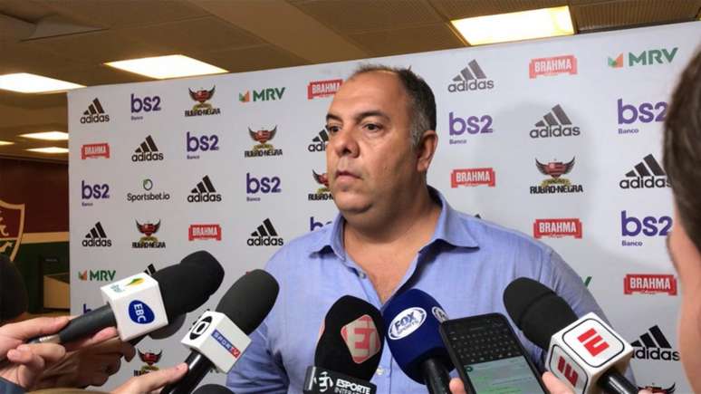 Marcos Braz é o vice-presidente de futebol do Flamengo na gestão Rodolfo Landim (Foto: Matheus DantasLANCE!)