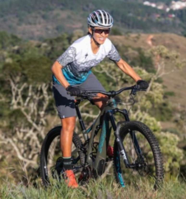 Adriana é referência no mountain bike no Brasil (Foto: Acervo pessoal)