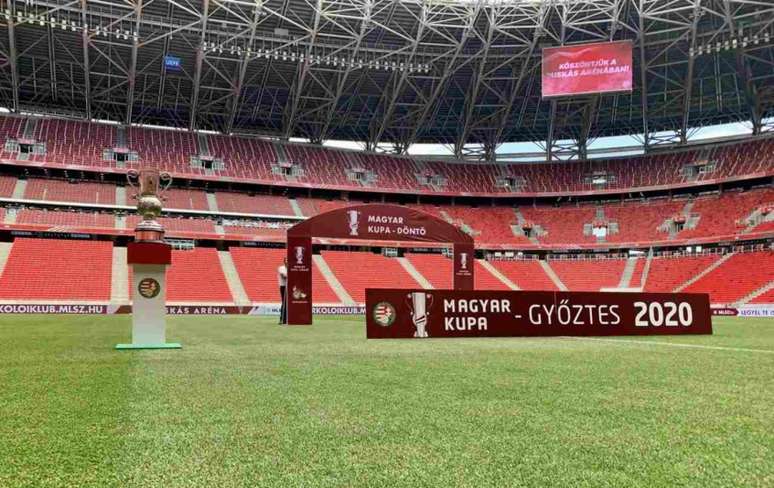 Jogo foi realizado na Puskás Arena (Foto: Divulgação / Federação Húngara)