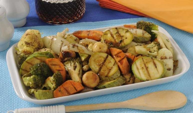 Panache de legumes ao balsamico