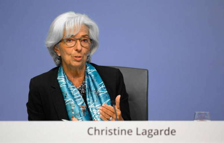 A presidente do BCE, Christine Lagarde
