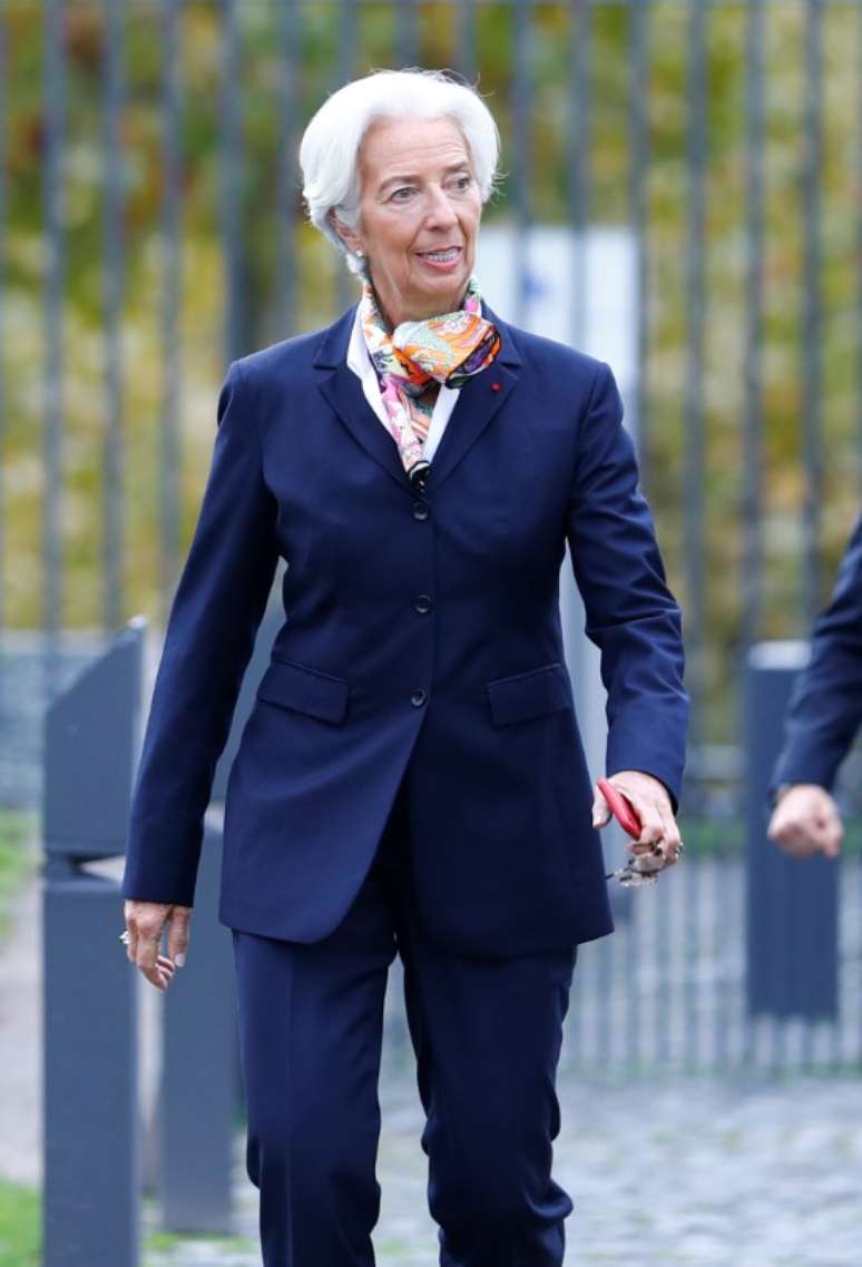 Presidente do Banco Central Europeu, Christine Lagarde, na sede do banco, em Frankfurt
04/11/2019
REUTERS/Ralph Orlowski