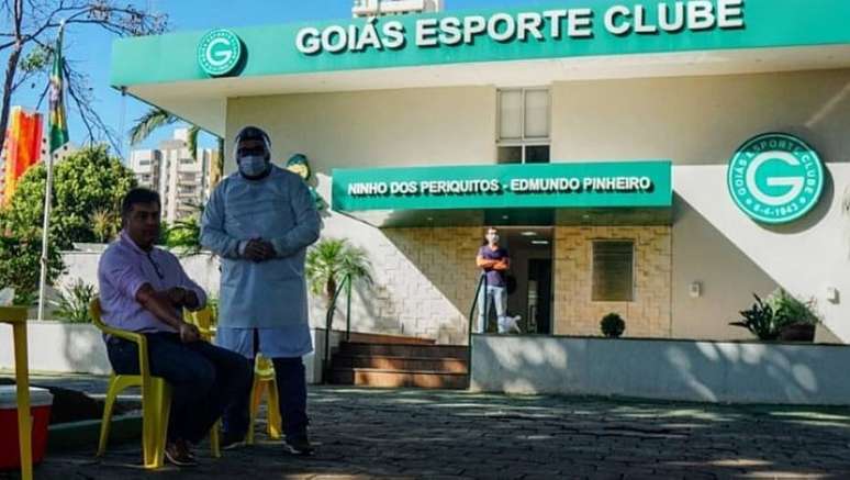Goiás realizou vários testes com os funcionários e jogadores