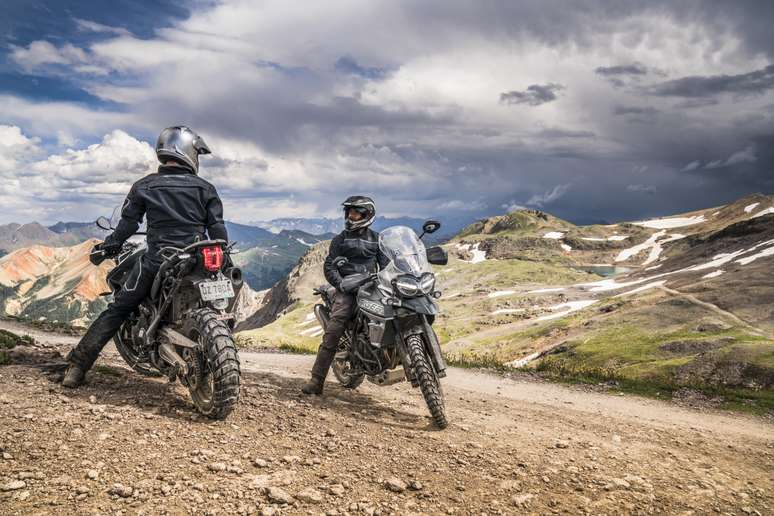 As motos Tiger 800 são muito boas para aventuras.