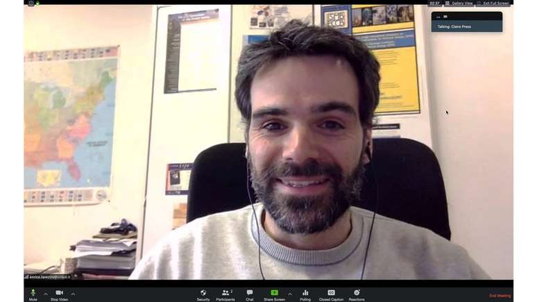 Enrico Lavezzo trabalhou no estudo que detectou a "dissemina&ccedil;&atilde;o silenciosa" do Sars-CoV-2.