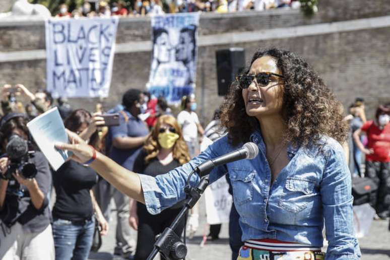 Stella Jean foi uma das principais vozes em protesto no domingo