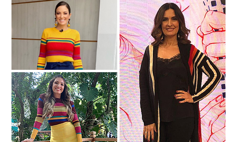 Tici Pinheiro, Patrícia Poeta e Fátima Bernardes dominam ranking das mais lidas (Fotos: Reprodução/Instagram)