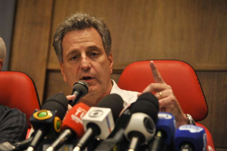 Rodolfo Landim, o presidente do Flamengo, quer apressar a volta do futebol (Marcelo Cortes / Flamengo)