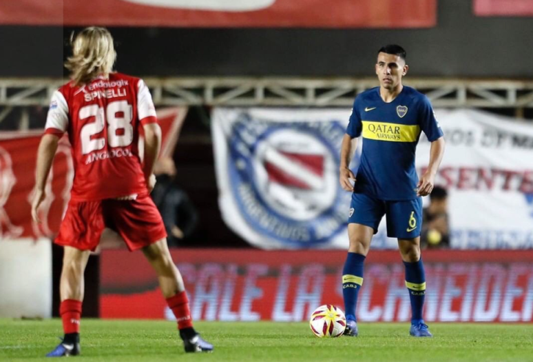 Junior Alonso atua por empréstimo no Boca Juniors (Foto: Reprodução/Boca Juniors)