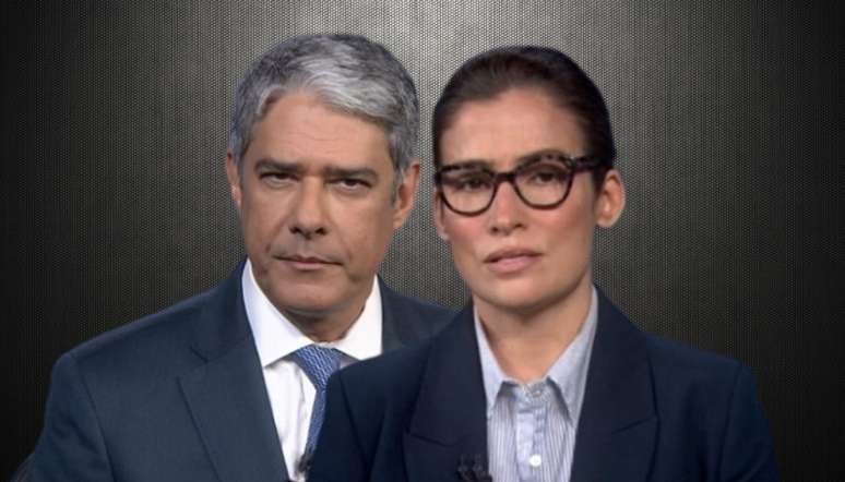 William Bonner e Renata Vasconcellos sofrem com os efeitos da superexposição na TV e do clima de ódio no País
