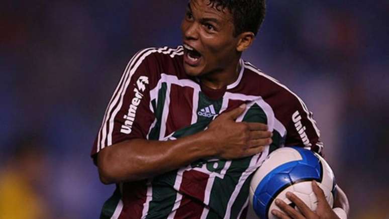 Thiago Silva em sua primeira passagem pelo Fluminense