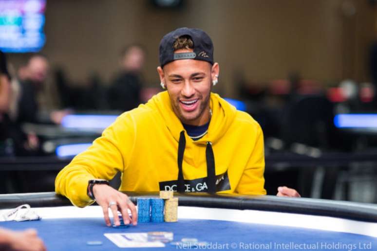 Com a pandemia e o isolamento social, Neymar tem disputado mais torneios de pôquer online (Divulgação)