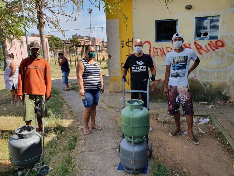 Presidente da Central Única das Favelas (Cufa), Marcivan Barreto já distribuiu cesta básica e kits de higiene para mais de 4.500 famílias de Heliópolis