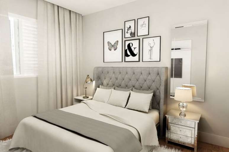 2. O móvel espelhado é a solução ideal para ambientes pequenos. Fonte: Liliana Zenaro